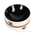 Wholesale Customizable Luxury Pet Ceramic Bowl for Cats